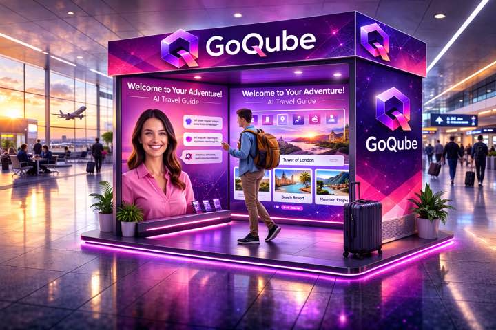 GoQube travel concierge interface preview